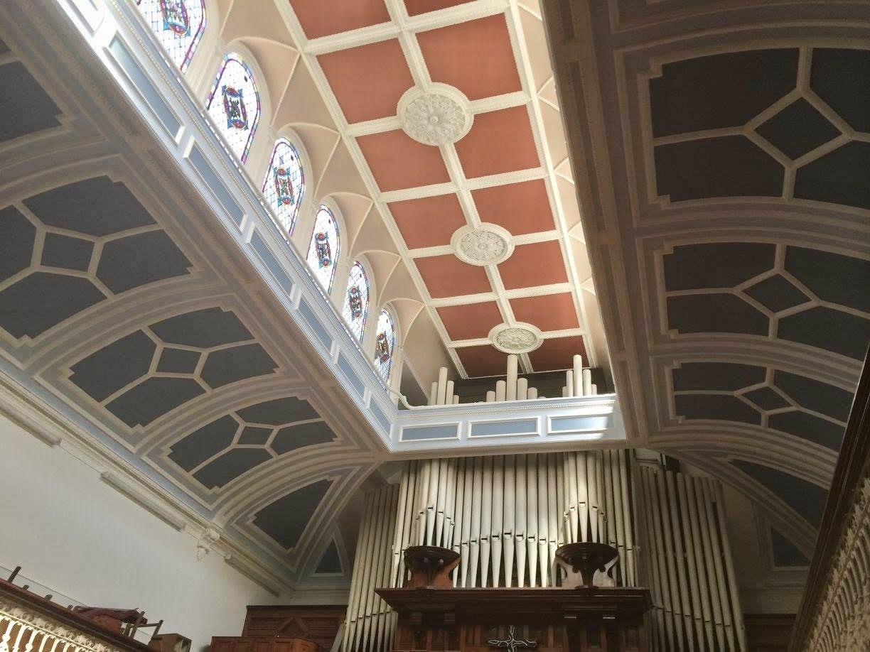 Historic church interior heritage restoration, Essex
